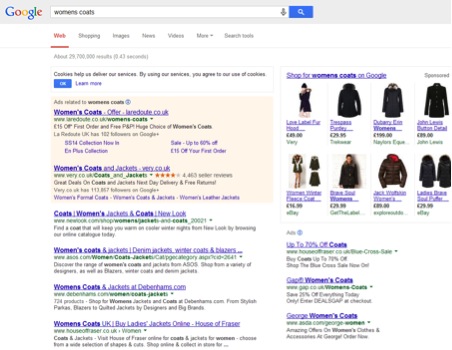 Google SERPs Organic and Ads