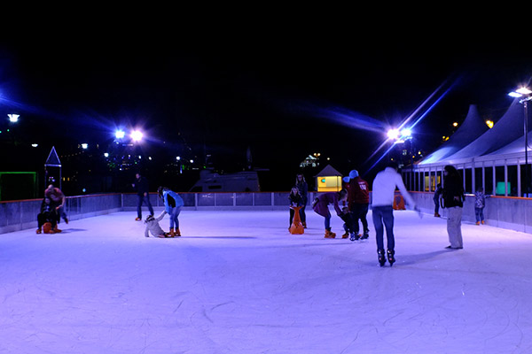 christmas ice rink Upperdog digital marketing